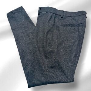 Mario Serrani Italy Womens Comfort Stretch Mini Check, Sz Small Pants‎